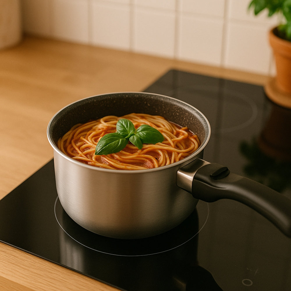 Batterie de Cuisine Arthur Martin 10 Pièces en Aluminium Tous Feux avec Poignée Amovible - Argent Arthur Martin - Mathon - 4