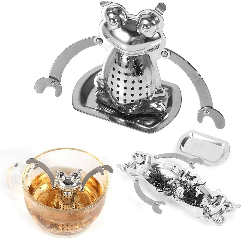 Infuseur à Thé Grenouille en Acier Inoxydable Amusant Vendos85 - Mathon