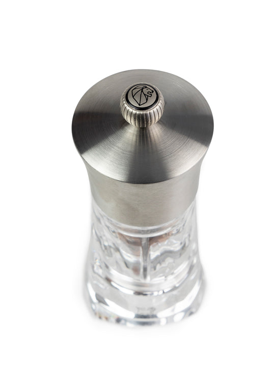 Ouessant Moulin à piment manuel en inox et acryl 14 cm Peugeot - Mathon - 4