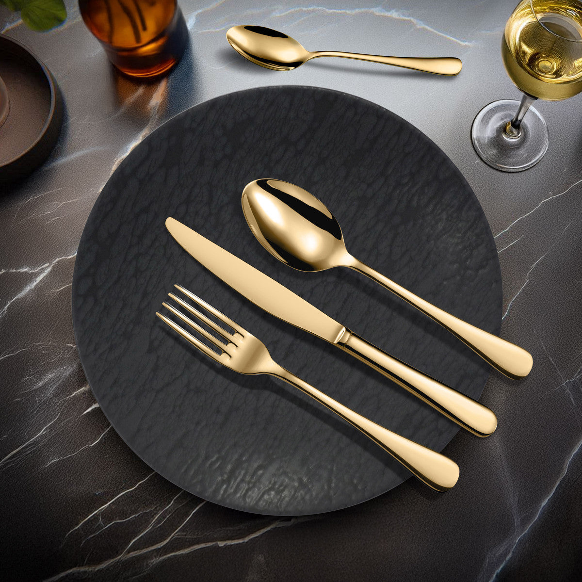 Clipper Doré - Ménagère 24 pièces Couzon - Mathon - 3