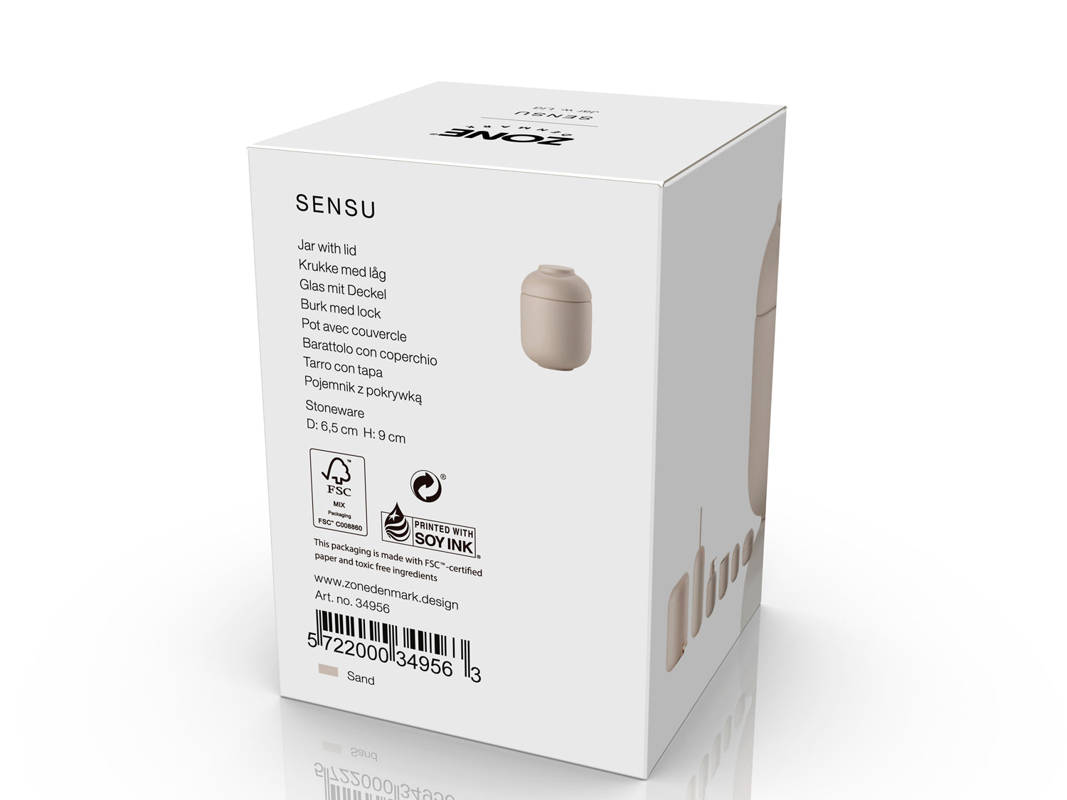 Pot Sensu en Grès Sable Zone Denmark - Mathon - 3