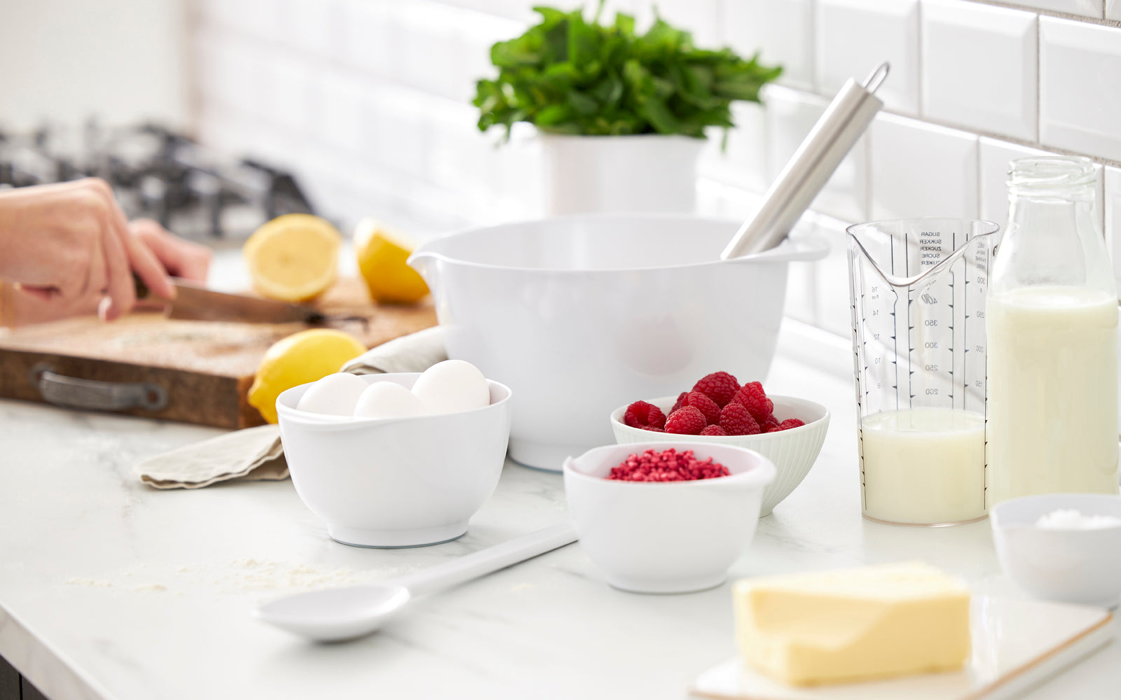 Bol mélangeur Margrethe Blanc 4L Rosti - Mathon - 4