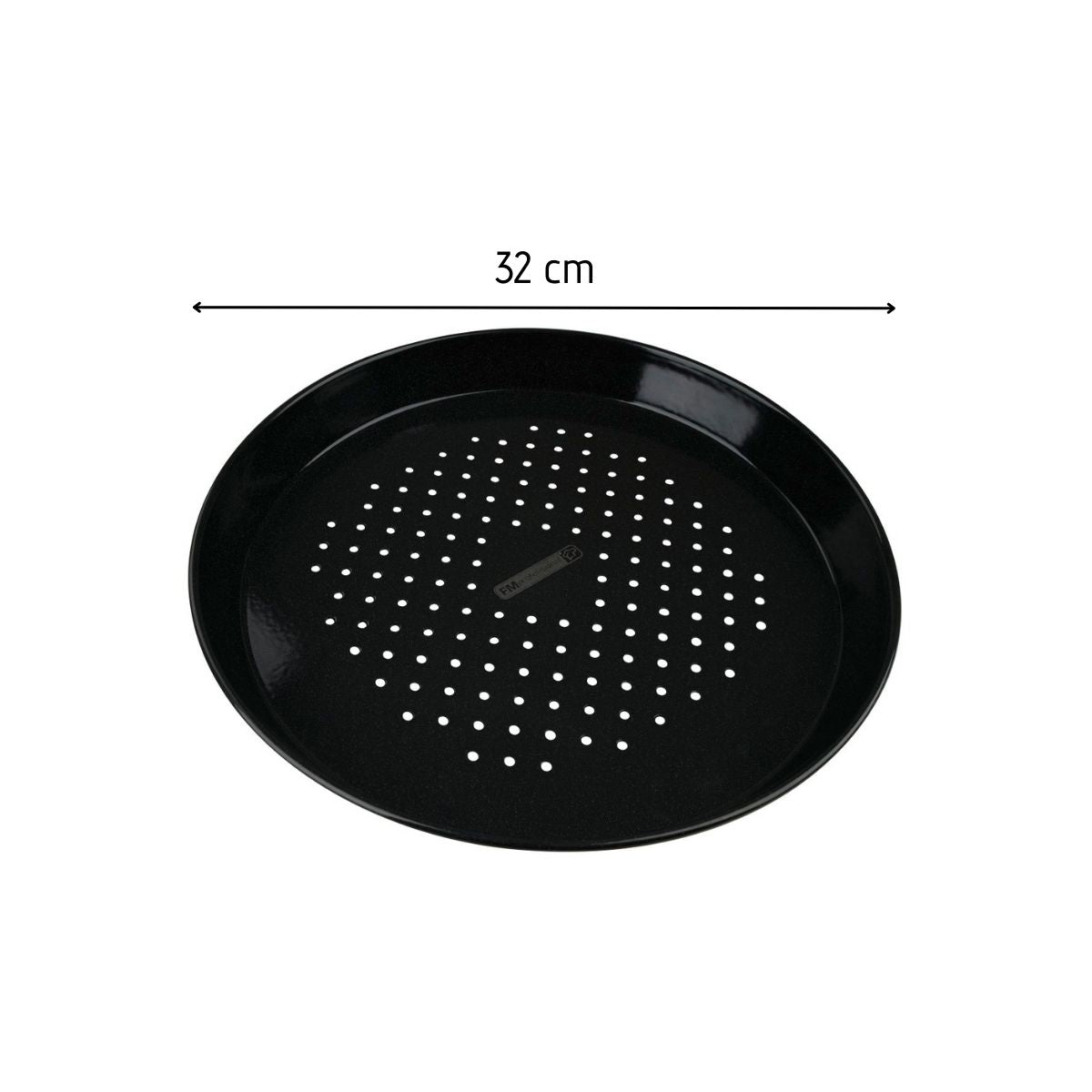 Lot de 2 plaques à pizza perforées rondes, four et barbecue 32 cm  Barbecue FM Professional - Mathon - 3