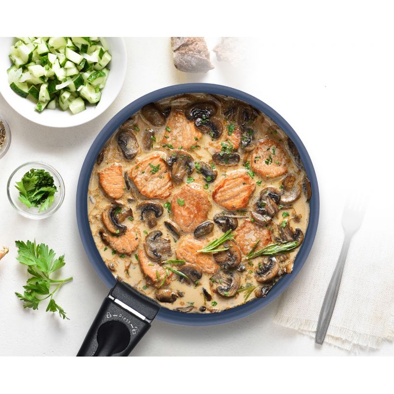 Batterie de cuisine 5 pièces poignée amovible Bleu Arthur Martin AM8896 Arthur Martin - Mathon - 5