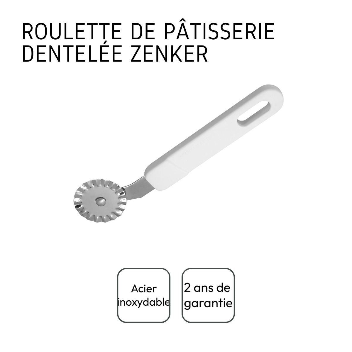 Roulette découpe pâte 16 cm Zenker Smart Pastry Zenker - Mathon - 4