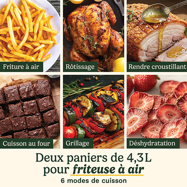 Friteuse à air Trizone 13,6 L 2400 W  Cuisinart - Mathon - 4