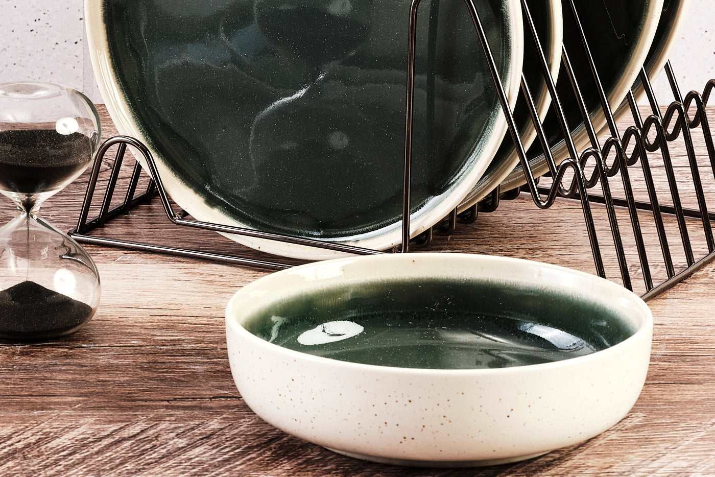 Bol OXYGEN Ø17,5cm - 6 pièces - Vert de gris Björn - Mathon - 5