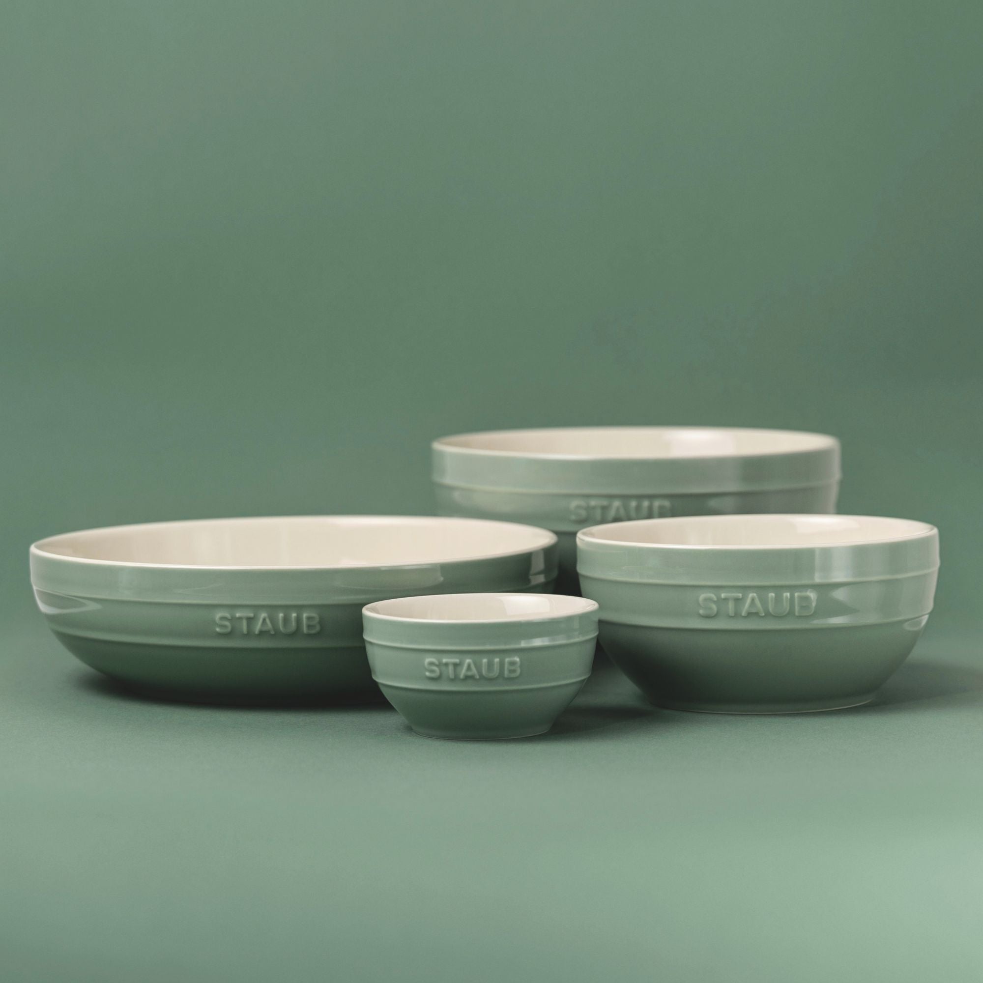 Bol 24 cm, Céramique, Eucalyptus Staub - Mathon - 5