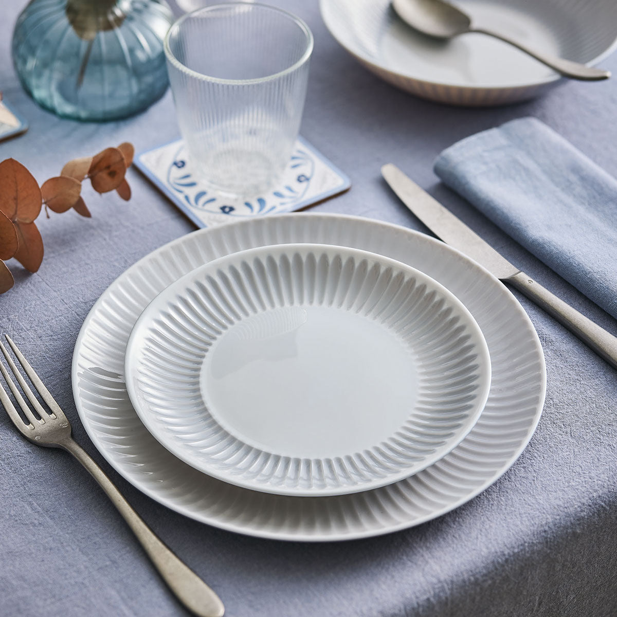 Assiette creuse grise 20 cm - Cottage Luminarc - Mathon - 2