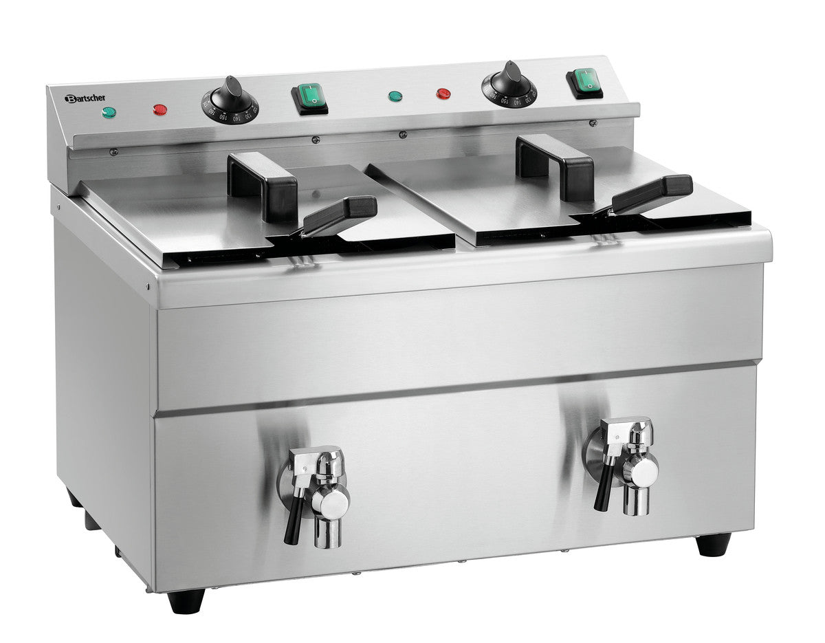 Friteuse Professionnelle à Induction 2 x 8 Litres - Bartscher - Mathon - 1