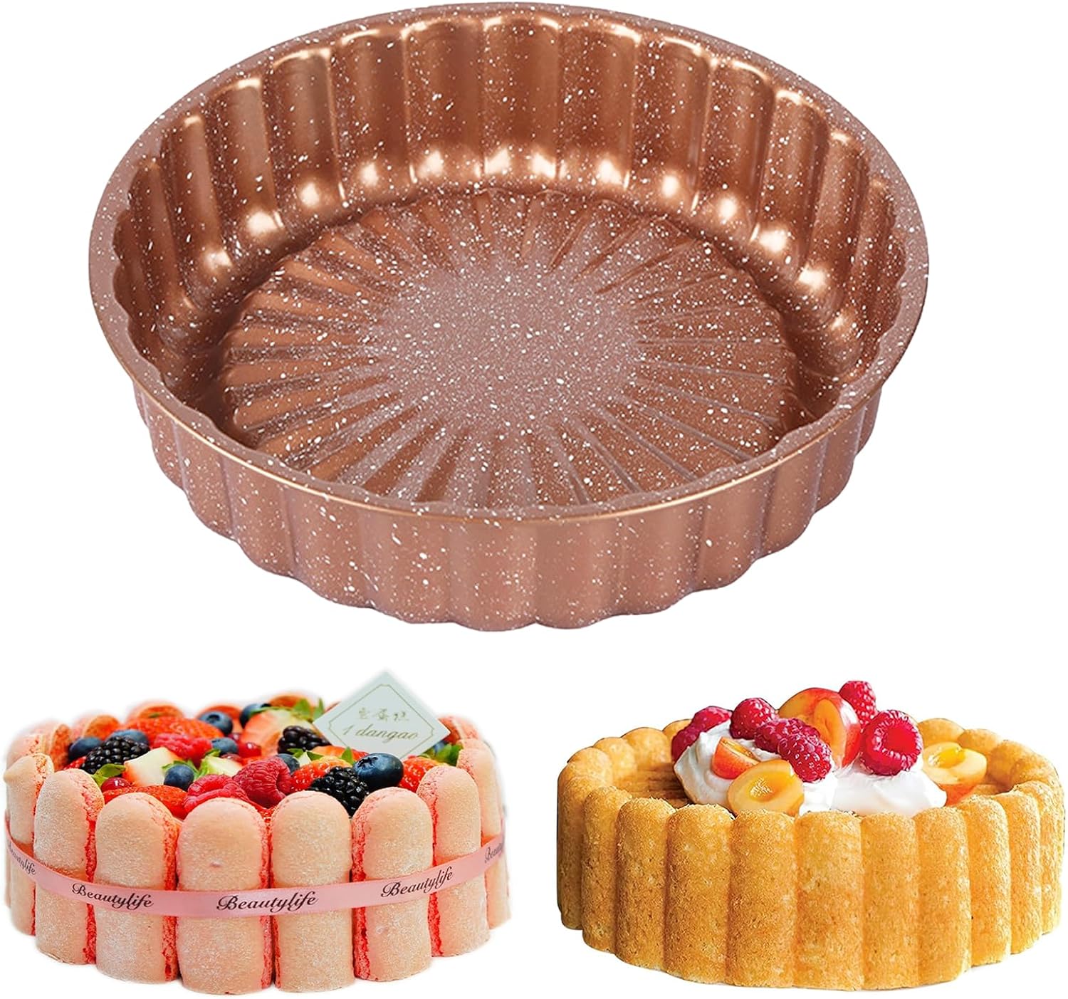 Moule a Charlotte 25cm - en Aluminium Vendos85 - Mathon