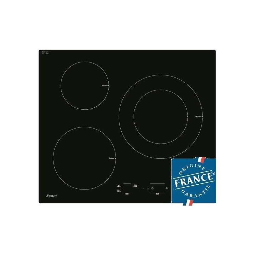 Table De Cuisson Induction -   - 3 Zones - 7200w - L60 X P52cm - Revetement Verre - Noir - Spi4300b Sauter - Mathon - 1