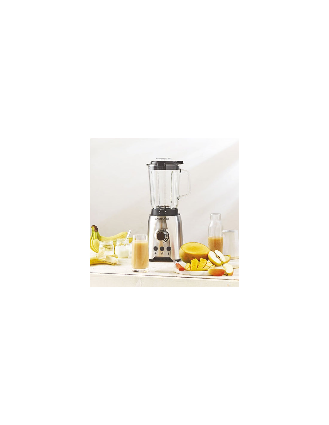 Blender inox avec bol en verre 2L 1200 W Lagrange - Mathon - 5