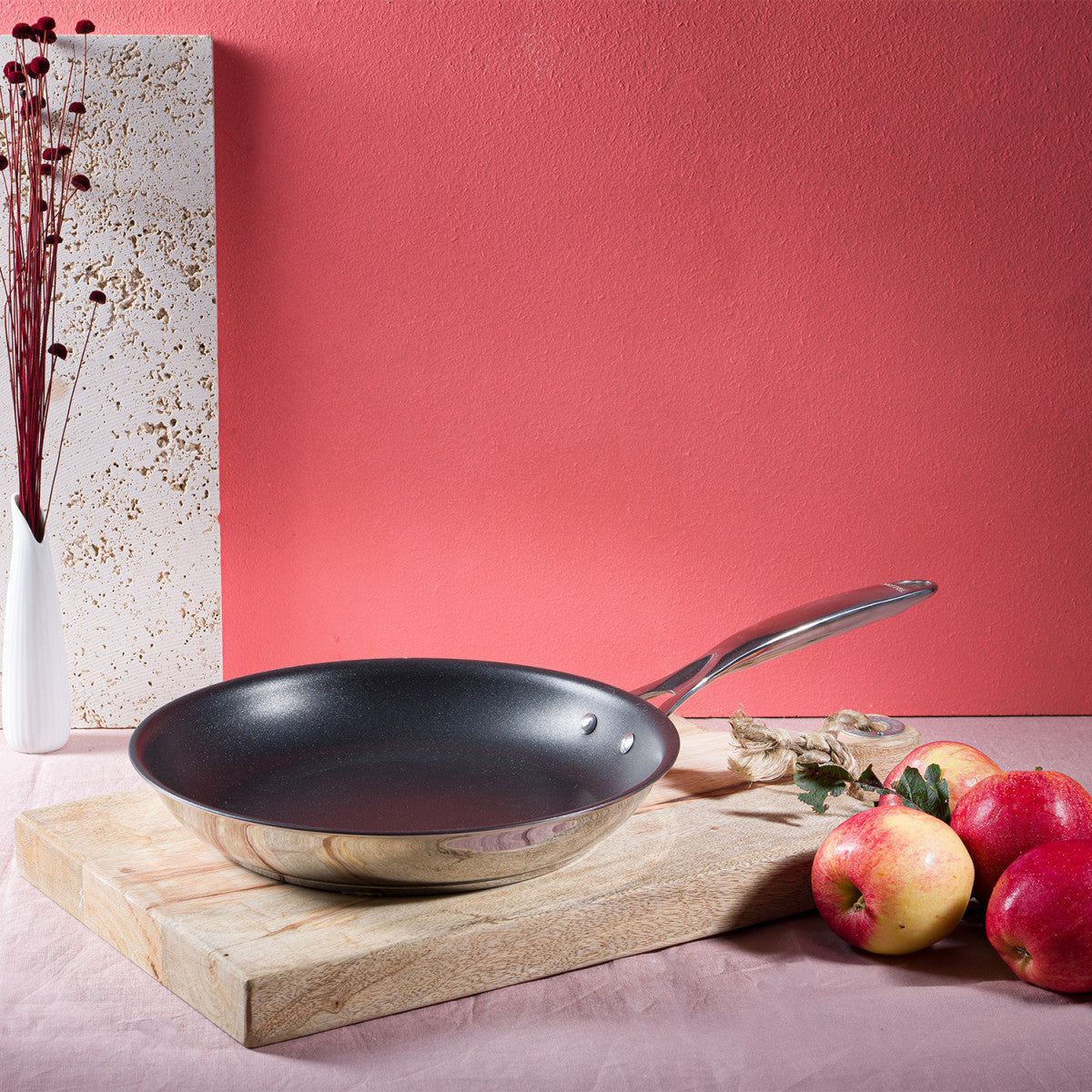 Poêle professionnelle antiadhésive en inox Multiply 26cm Cristel - Mathon - 3