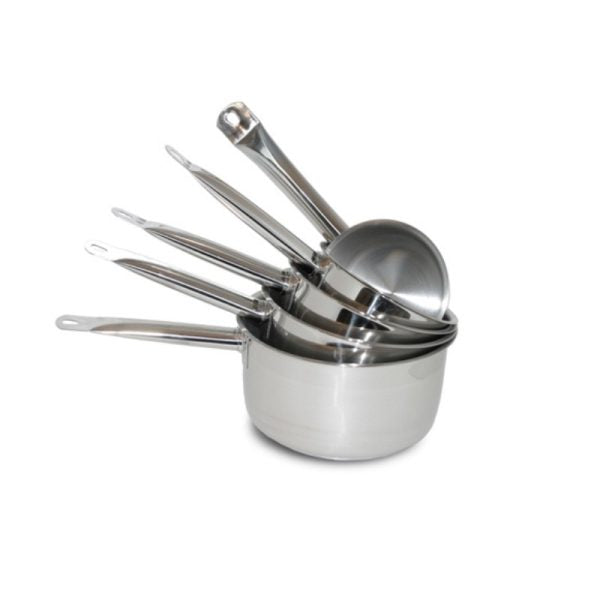 Série de 5 casseroles inox Ligne Professionnelle 12 à 20 cm Baumalu - Mathon - 1