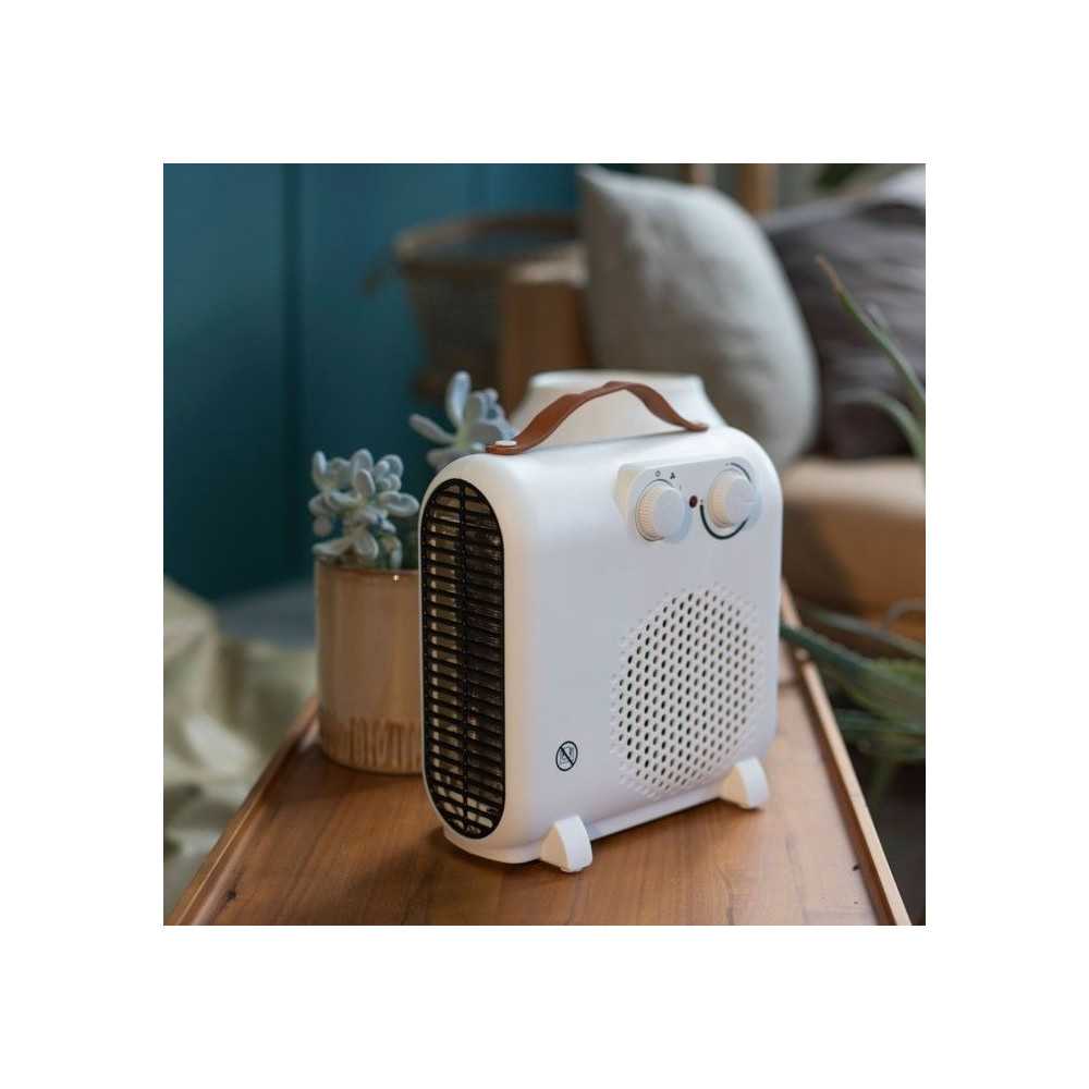 Chauffage Soufflant - Livoo - Dom476 - 900-2000w - 20 M² - Thermostat Ajustable - Anti-surchauffe - Verticale Et Horizontale Livoo - Mathon - 2