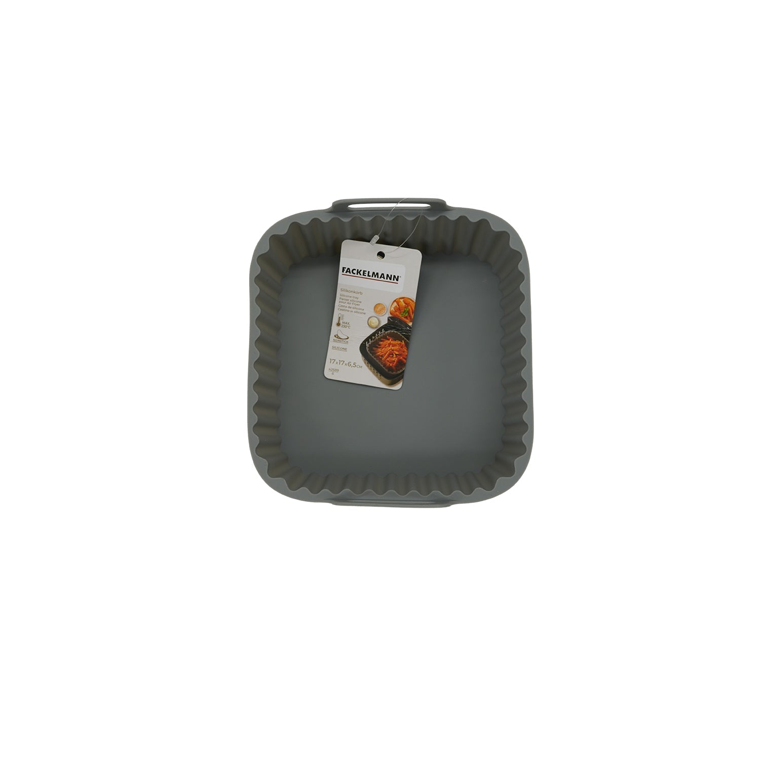 Panier pour air fryer carrés en silicone Fackelmann - Mathon - 2