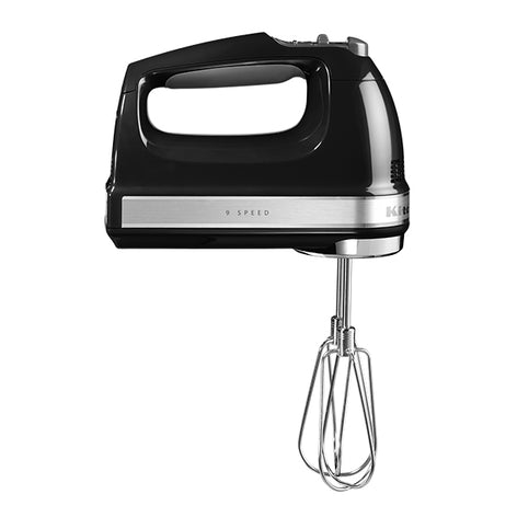 Batteur à main 9 vitesses onyx 85 W 5KHM9212EOB noir Kitchenaid - Mathon - 1