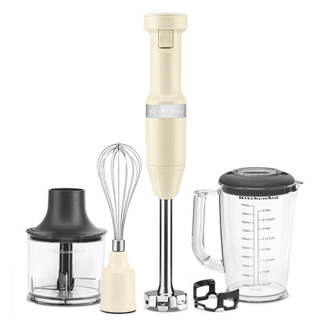 Mixeur plongeant 5 vitesses 180 W crème Kitchenaid 5KHBV83EAC Kitchenaid - Mathon - 1