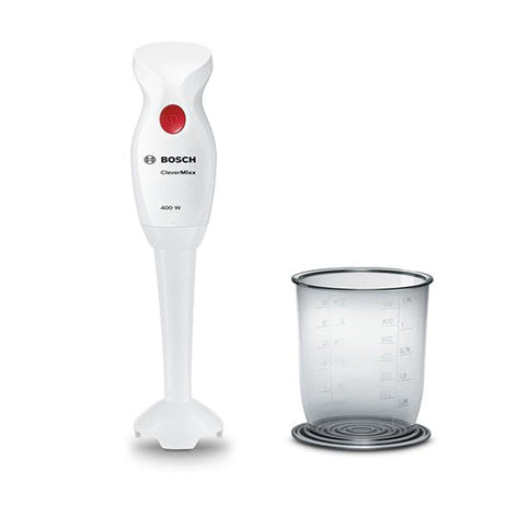 Mixeur Plongeant CleverMixx blanc 400 W MSM14100 Bosch - Mathon - 1