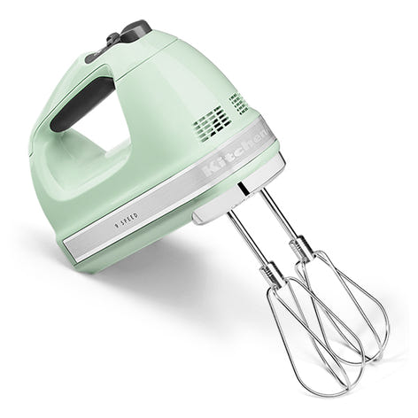 Batteur à main électrique 9 vitesses 85 W vert pistache 5KHM9212EPT Kitchenaid - Mathon - 1