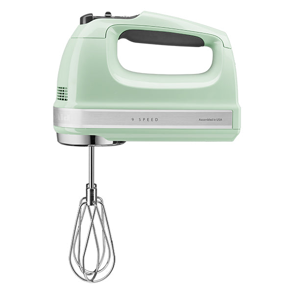 Batteur à main électrique 9 vitesses 85 W vert pistache 5KHM9212EPT Kitchenaid - Mathon - 4