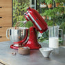 Robot artisan Rouge Empire 5KSM175PS avec accessoires supplémentaires Kitchenaid - Mathon - 4
