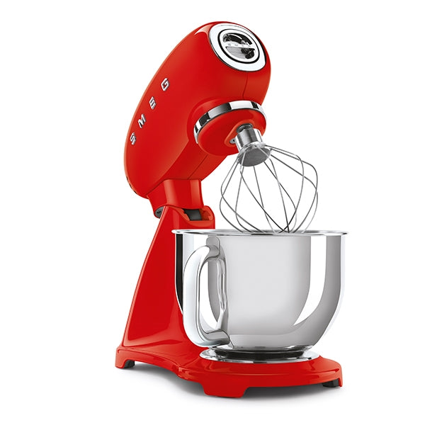 Robot pâtissier 4,8 L 800 W SMF03RDEU rouge Smeg - Mathon - 1