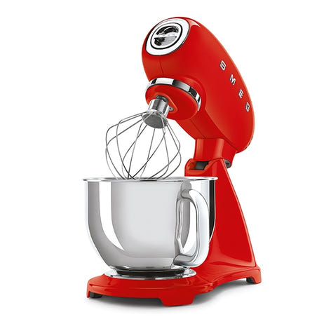 Robot pâtissier 4,8 L 800 W SMF03RDEU rouge Smeg - Mathon - 2