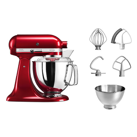 Robot pâtissier Artisan à tête inclinable 4,8 L 300 W rouge pomme d