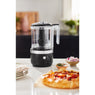 Hachoir électrique sans fil 2 vitesses 1,18 L noir réglisse 5KFCB519EBM Kitchenaid - Mathon - 2