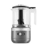 Hachoir électrique sans fil 2 vitesses 1,18 L gris mat 5KFCB519EDG Kitchenaid - Mathon - 5