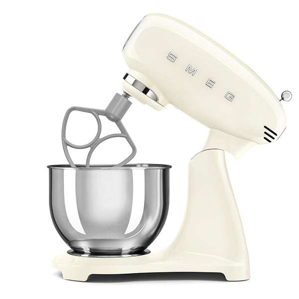Robot pâtissier 4,8 L 1000 W SMF05CREU crème Smeg - Mathon - 4