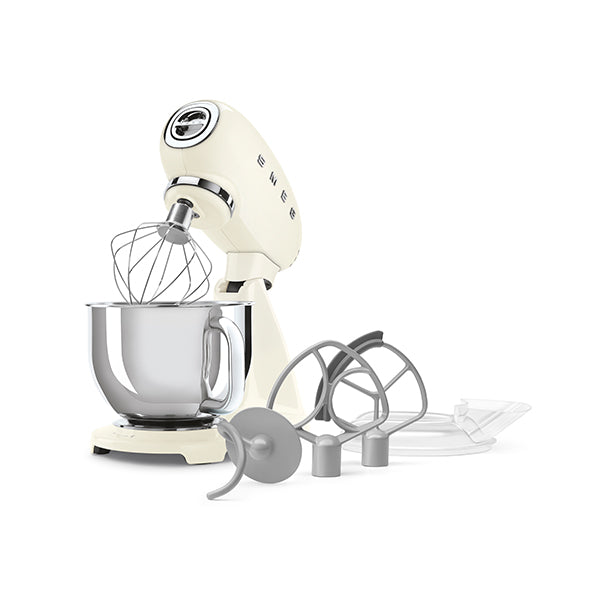 Robot pâtissier 4,8 L 1000 W SMF05CREU crème Smeg - Mathon - 1