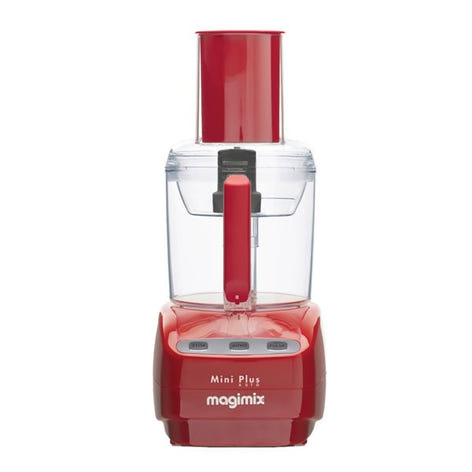 Robot Multifonctions Le Mini Plus Rouge 18253F Magimix - Mathon - 1