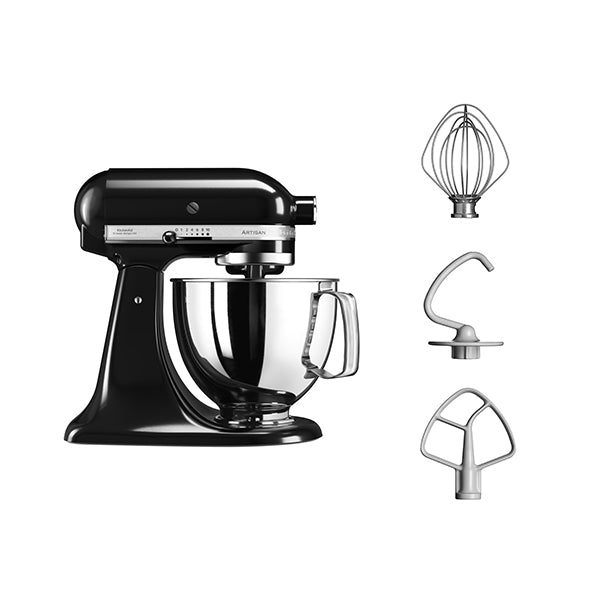Robot pâtissier Multifonction Artisan Noir Onyx 300 W 5KSM125EOB Kitchenaid - Mathon - 4