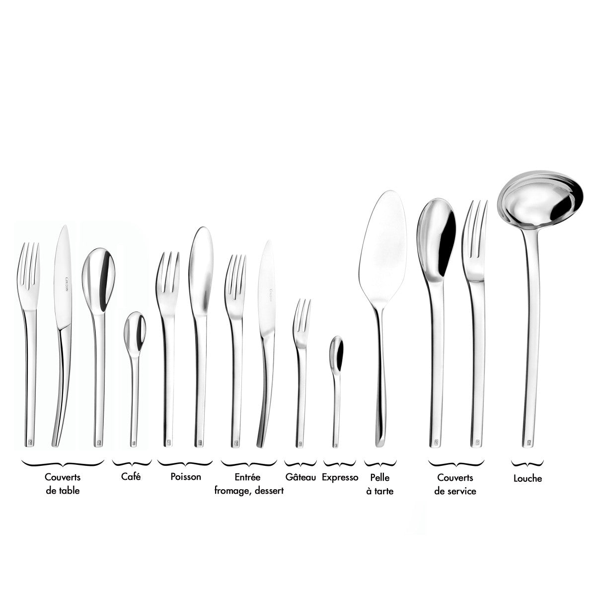 Neuvième Art - 12 couverts poisson pour 6 personnes Couzon - Mathon - 3