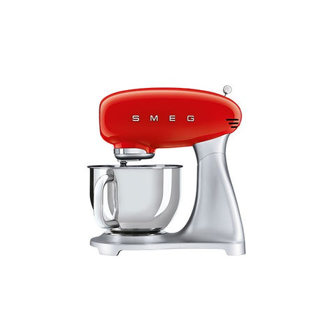 Robot pâtissier rouge 4,8 L 800 W SMF02RDEU Smeg - Mathon - 1
