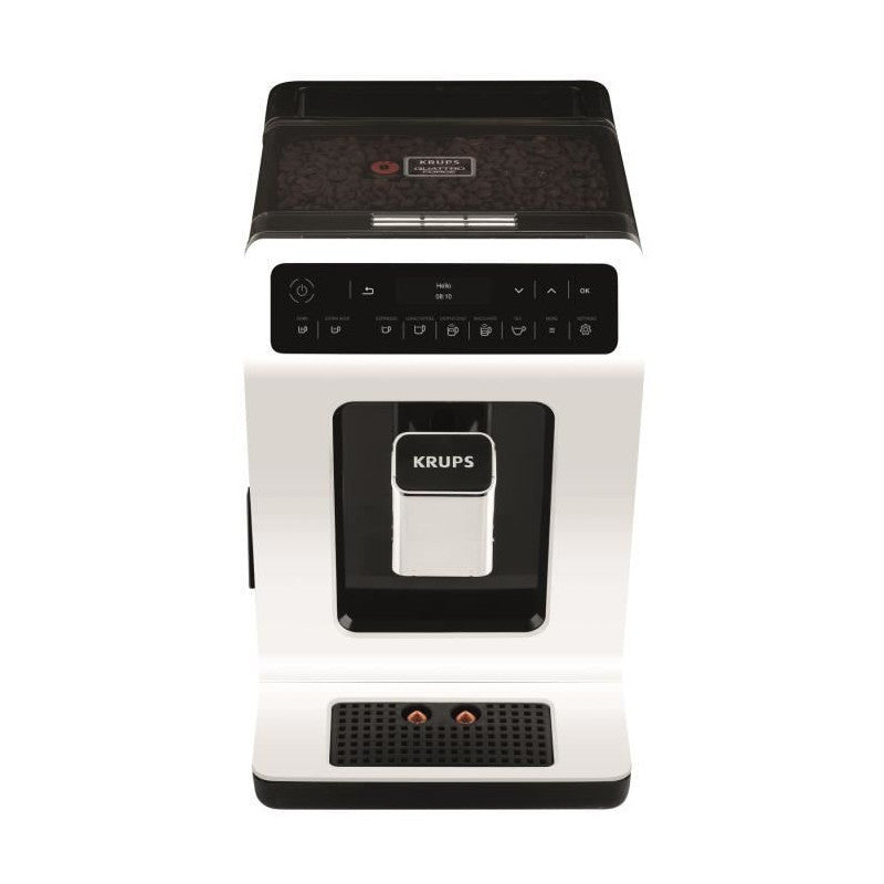Ea890110 Evidence Machine A Cafe A Grain, Broyeur Grain, Cafetiere Expresso Cappuccino Espresso, 2 Tasses, Fabrique En Fra Krups - Mathon - 5