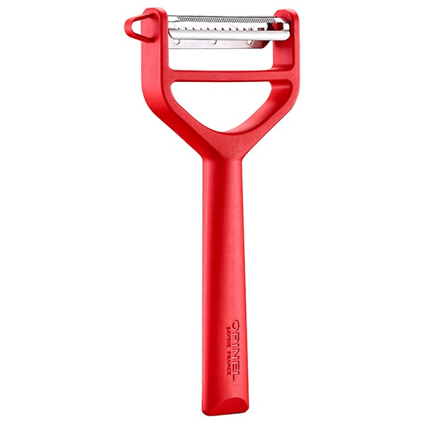 Eplucheur rasoir T DUO polymère rouge Opinel - Mathon - 2