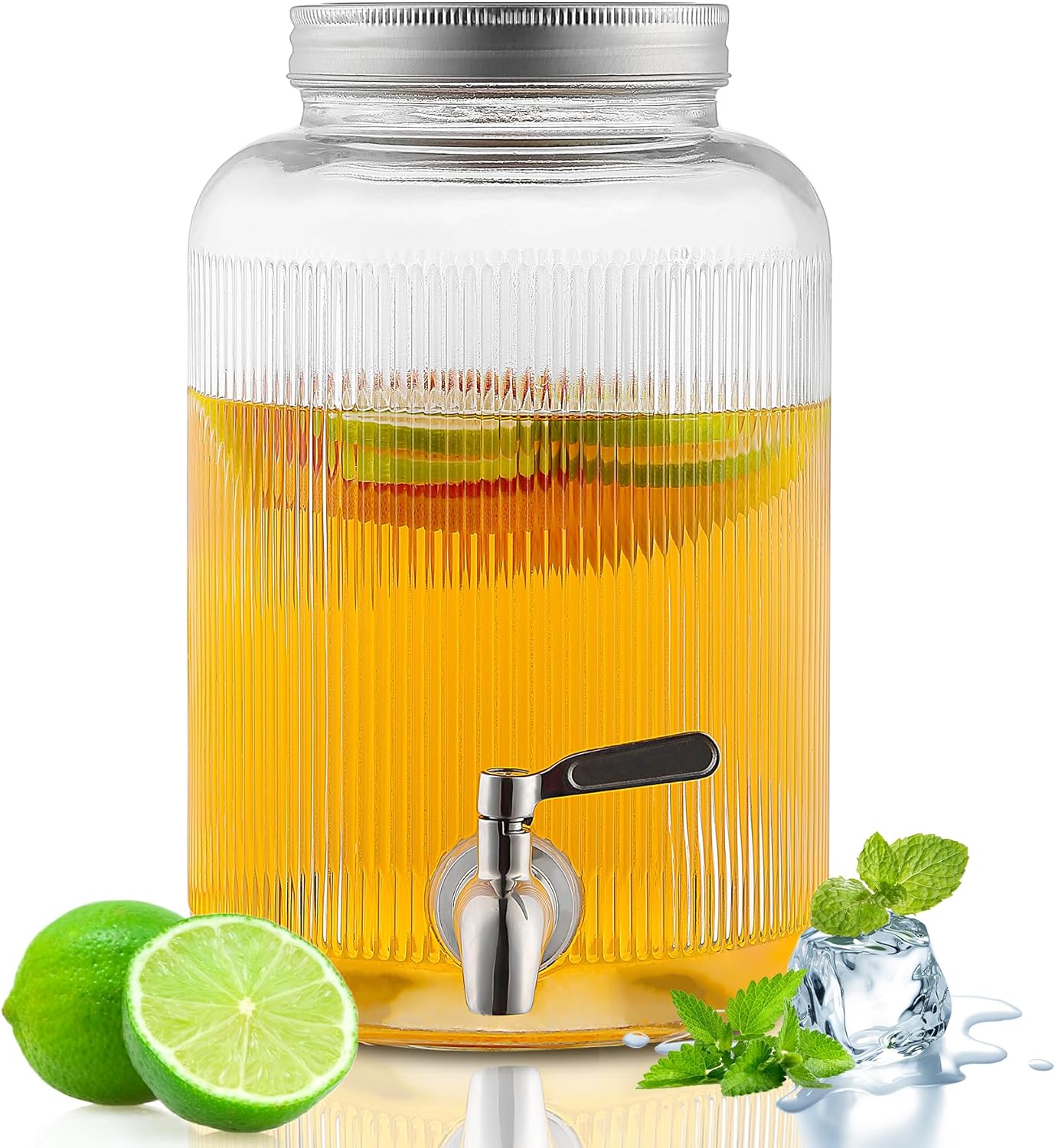 Distributeur de Boissons en Verre avec Robinet 4–5,5 L Vendos85 - Mathon