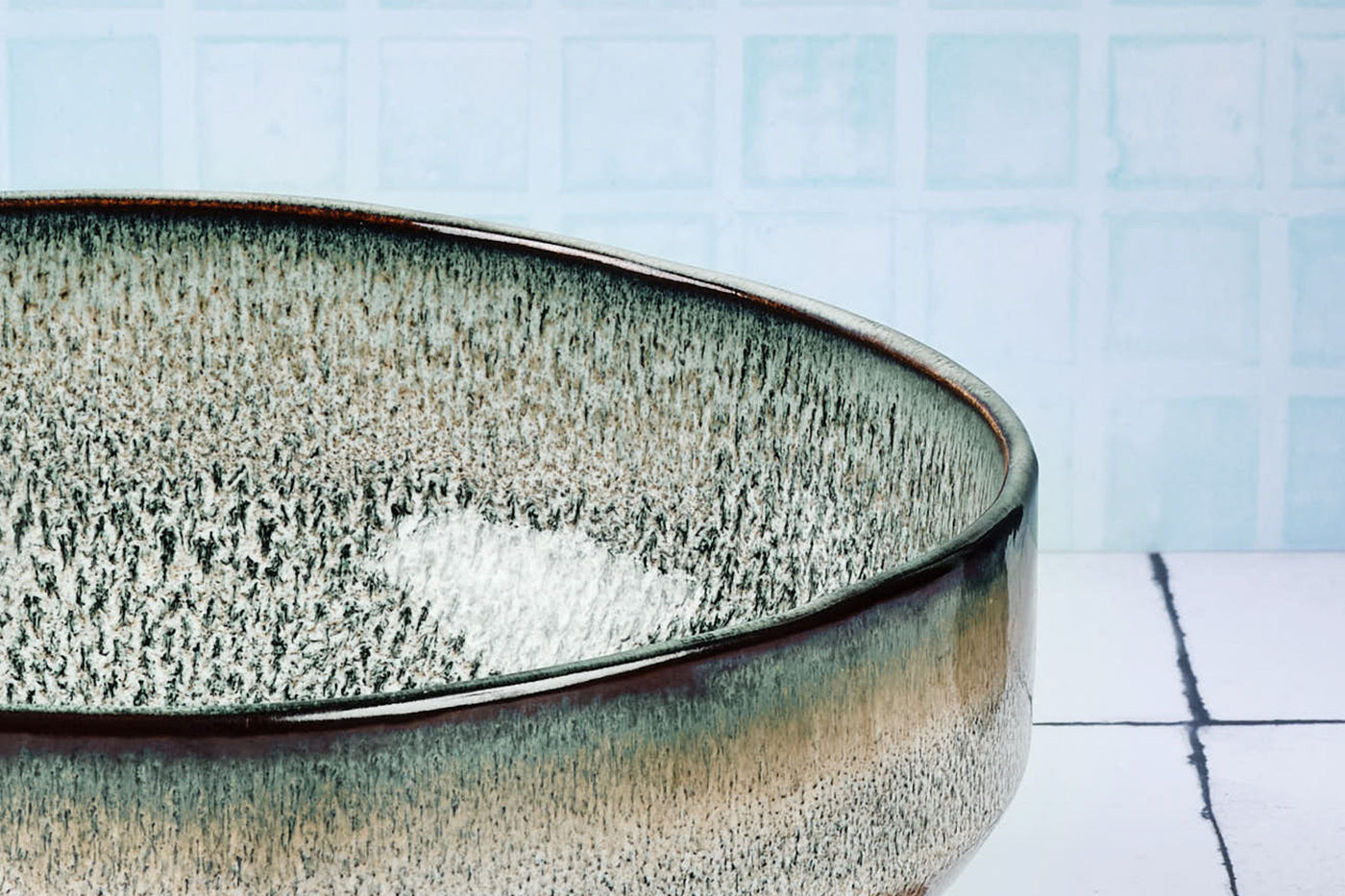 Lot de 1 saladiers en grès gris D22.5 Björn - Mathon - 5