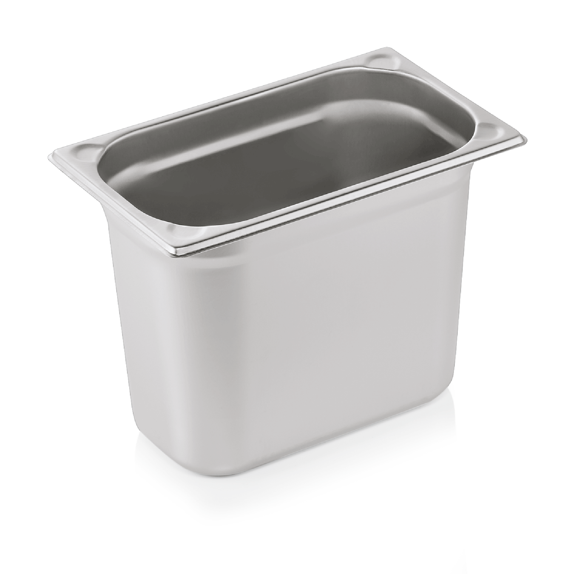 Bac GN 1/4 Inox Coins Gaufrés 5,5 L H 200 mm - WAS Germany - Mathon