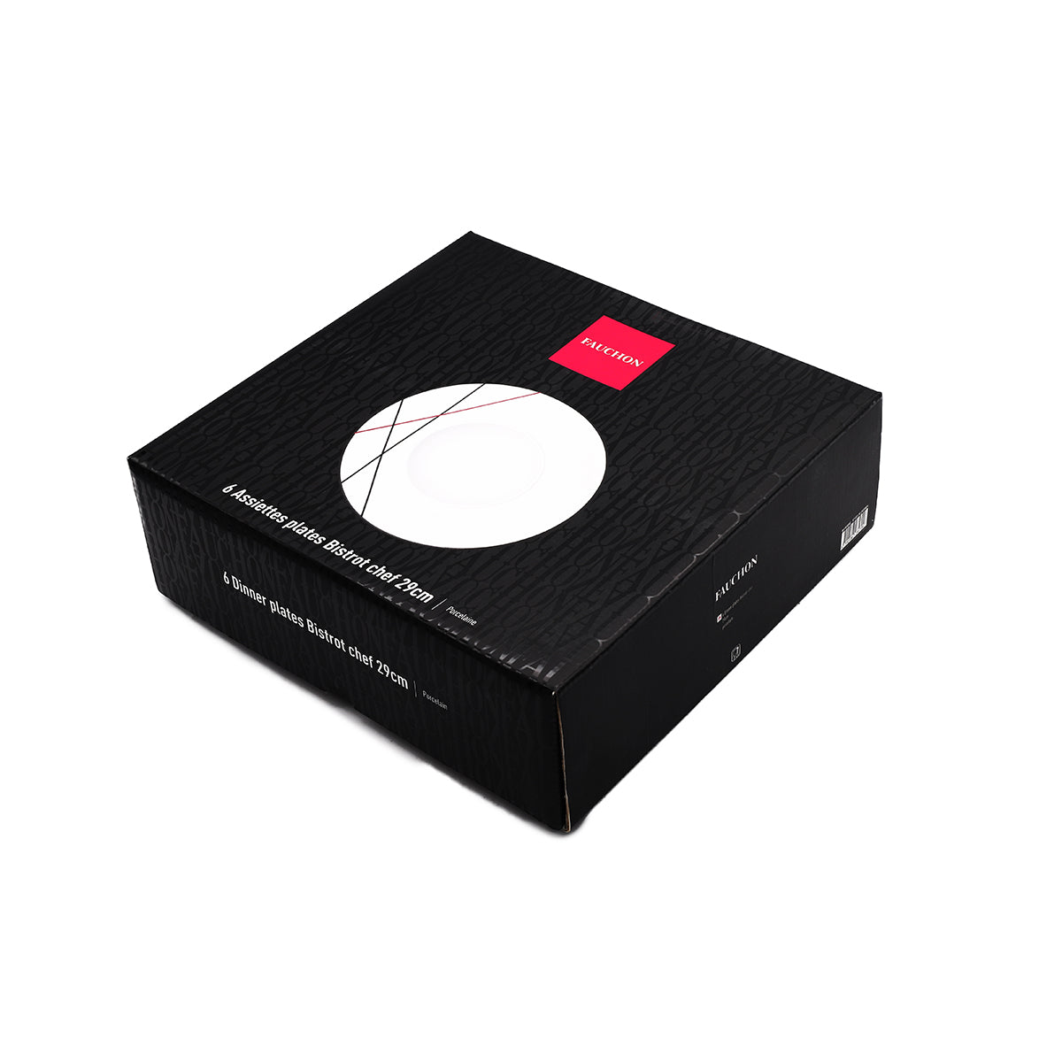 6 assiettes plates 29cm BISTROT CHEF Fauchon Art de la Table - Mathon - 4