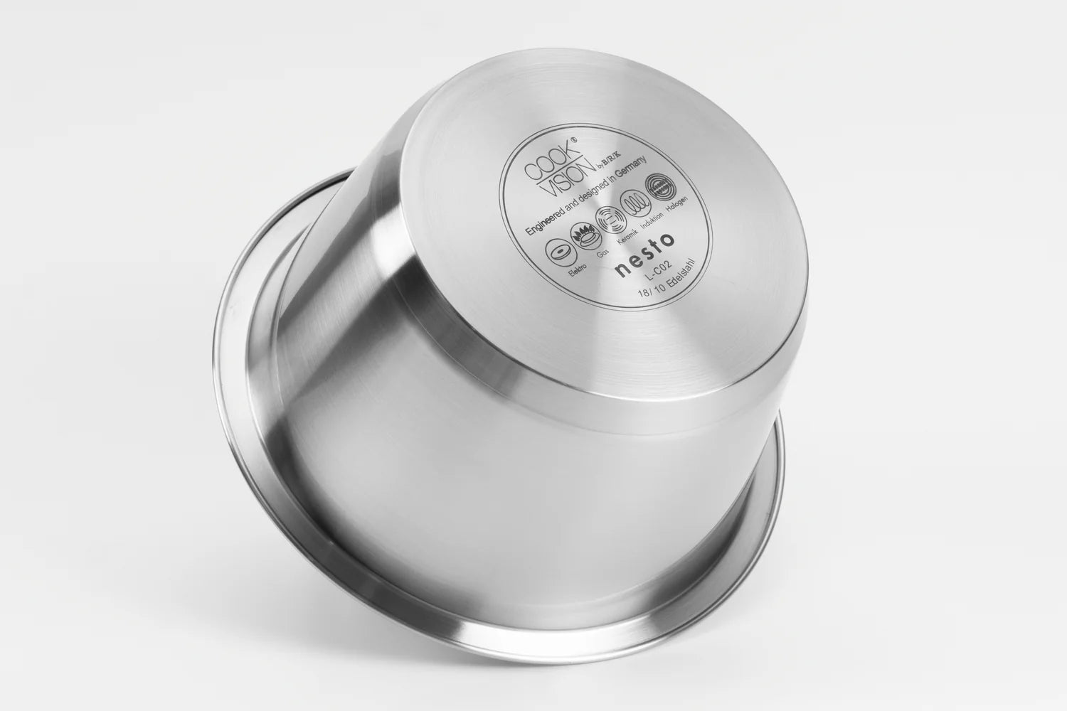 Casserole empilable cookvision 20 x 11,4 cm de 2,8 litres en Inox Cookvision - Mathon - 2