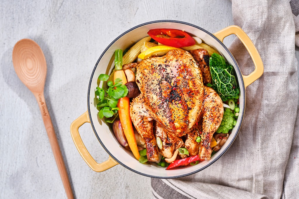 Cocotte en Fonte émaillée, FONTESTIC, Amber Gold, D24 cm Cosy & Trendy - Mathon - 3