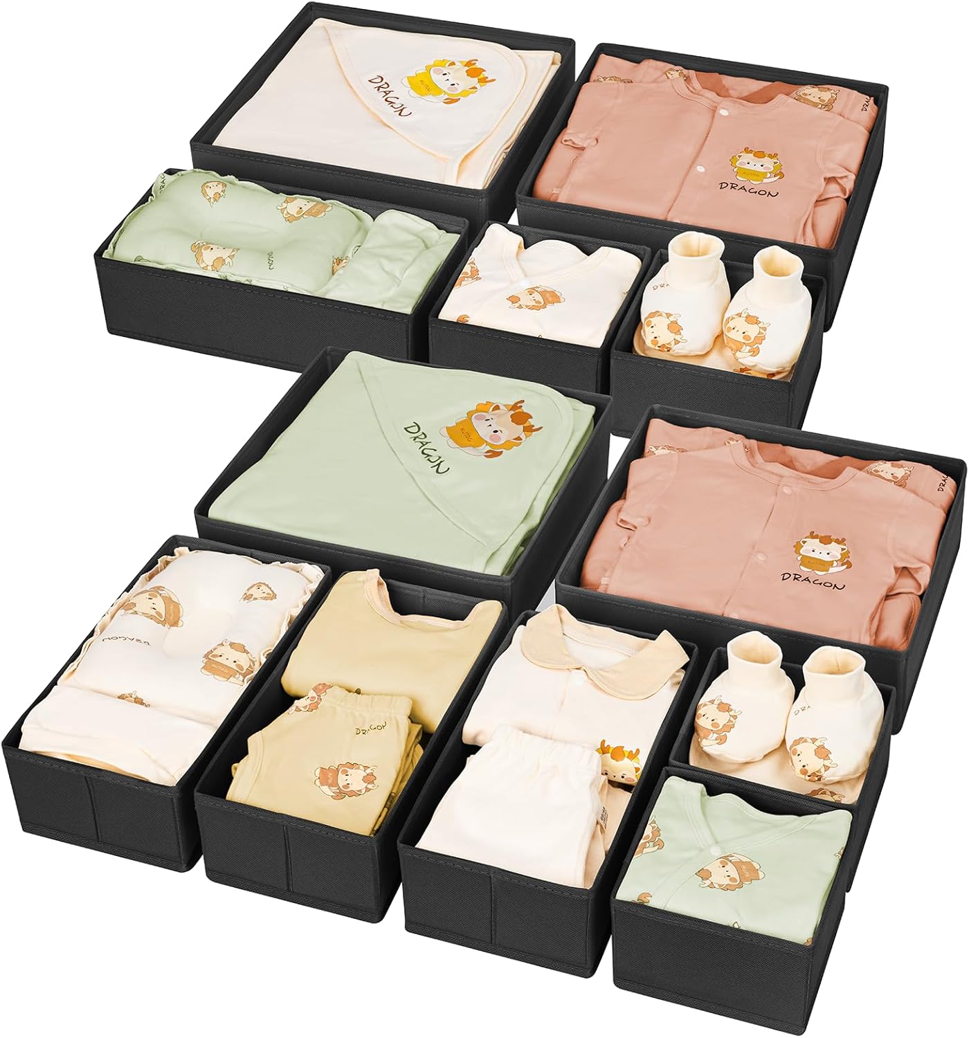 Organiseurs de tiroirs DIMJ pliables, set de 12 pièces Vendos85 - Mathon