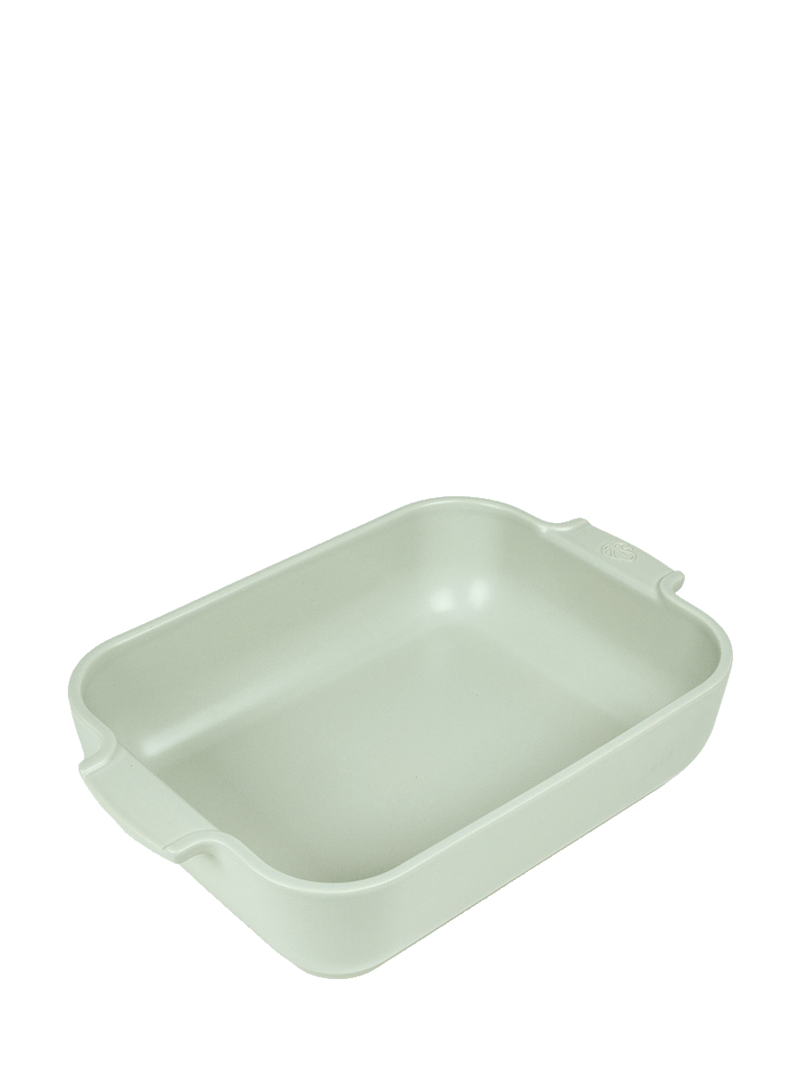 Appolia Plat Four Céramique Rectangle Vert Sauge 32 cm - 12.5in Peugeot - Mathon - 1