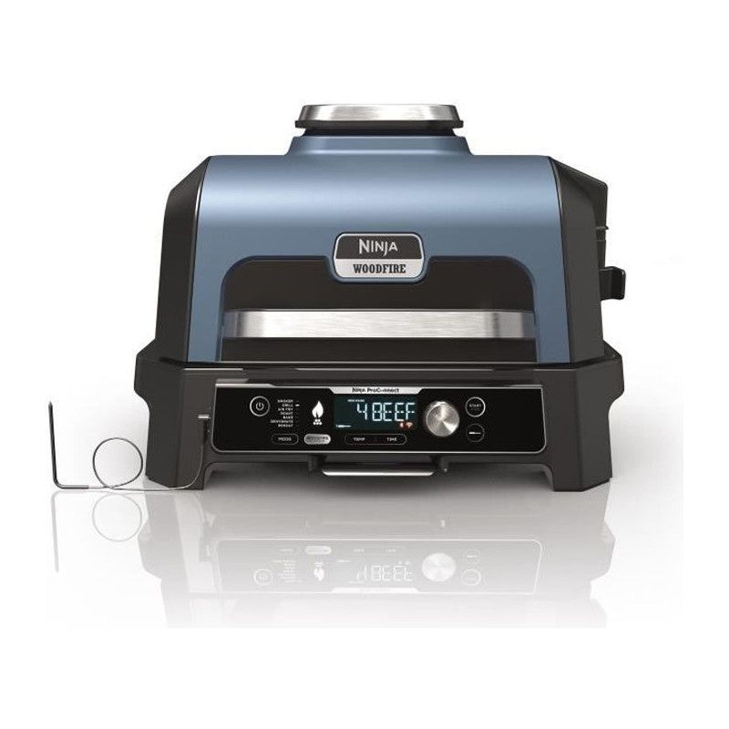 Barbecue électrique Avec Fumoir Et Thermosonde - Ninja - Woodfire Pro Connect Xl - Og901eu - Granulés Woodfire Ninja - Mathon - 1