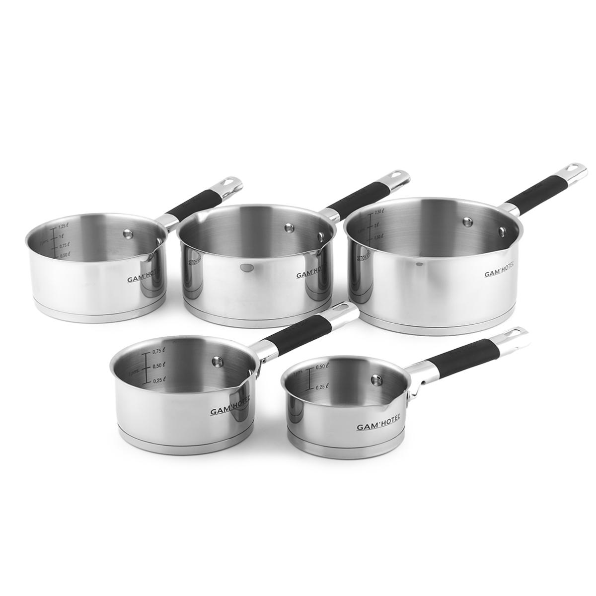5 Casseroles Inox induction Gam Hotel - Mathon - 2